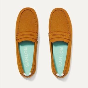 Cognac Rothy’s loafer (The Driver)